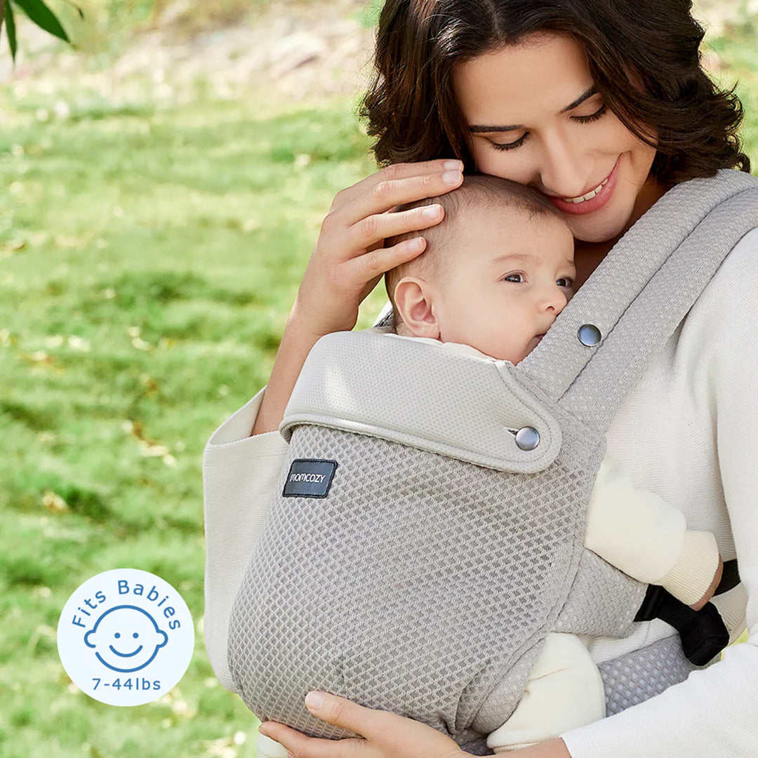 Portabebé 3 en 1 Air Mesh-Grey Momcozy