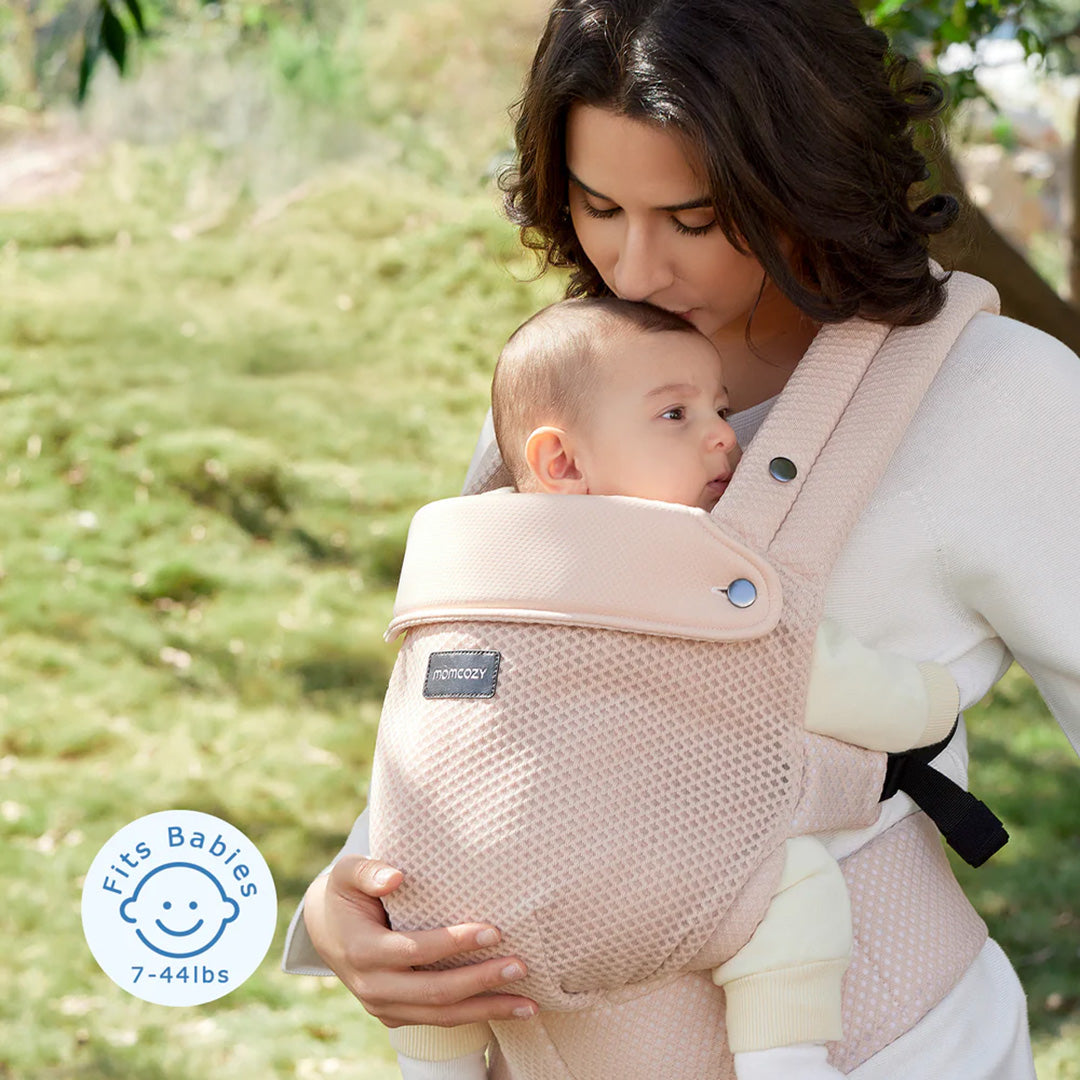 Portabebé 3 en 1 Air Mesh-Pink Momcozy