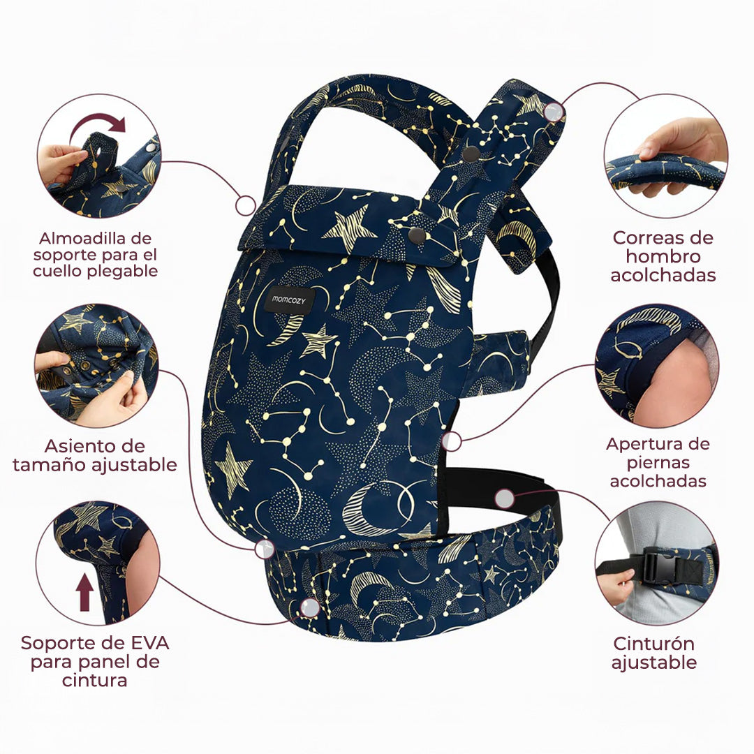 Portabebé 3 en 1 Starry Night Momcozy
