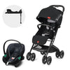 Coche Travel System Qbit Plus All Terrain + Aton S2 + Base Velvet Black GB