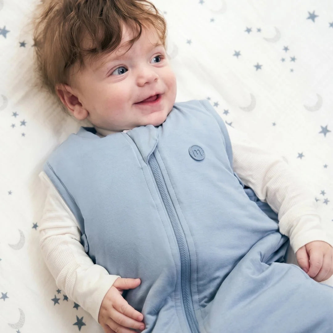 Saquito de dormir para bebé 1.5 TOG Azul Talla M Momcozy