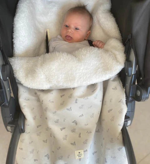 Saco de Coche Hojitas Gris Antu Baby