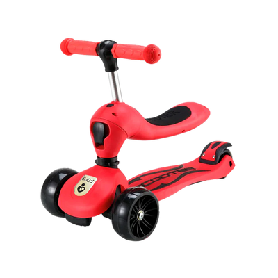 Scooter para niños y niñas 3 en 1 Rojo Balia