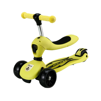 Scooter para niños y niñas 3 en 1 Amarillo Balia