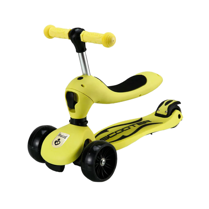 Scooter para niños y niñas 3 en 1 Amarillo Balia