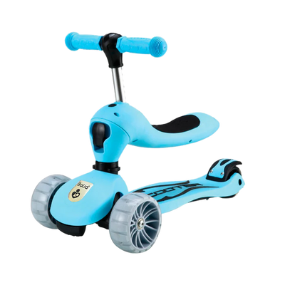 Scooter para niños y niñas 3 en 1 Celeste Balia