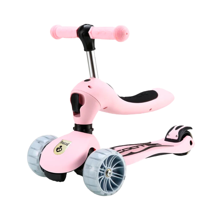 Scooter para niños y niñas 3 en 1 Rosado Balia