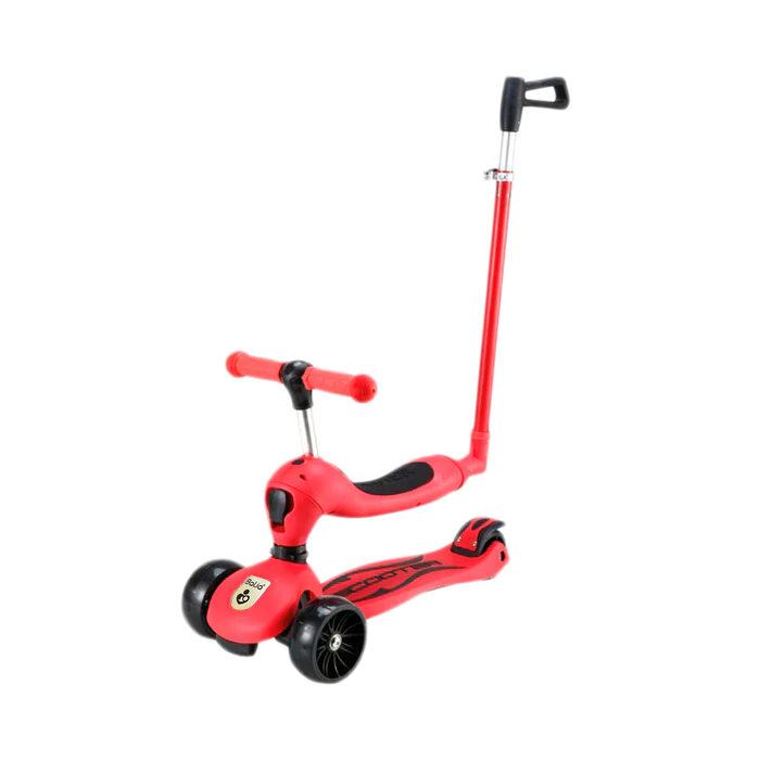 Scooter para niños y niñas 3 en 1 Rojo Balia