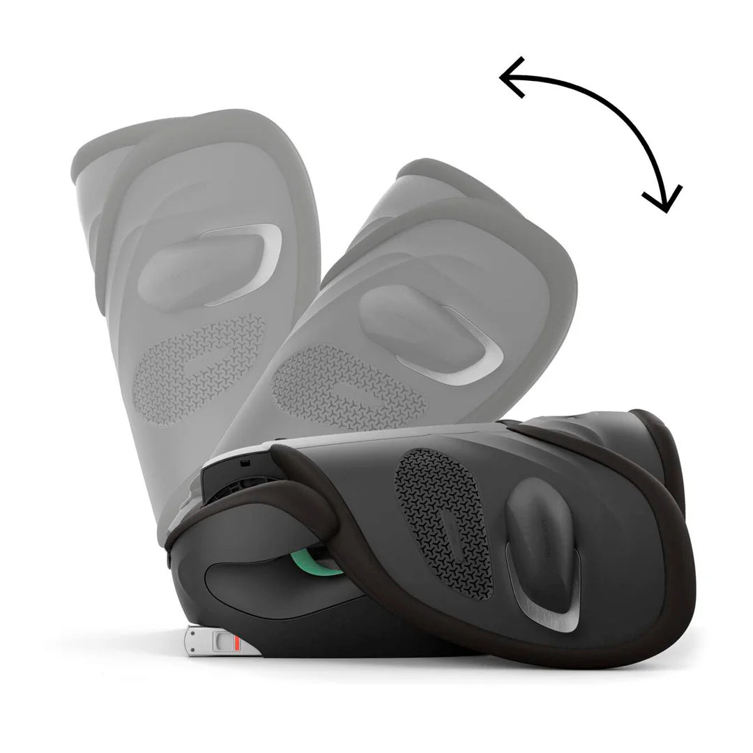 Silla de auto Butaca Solution G2-Fix Moon Black Cybex
