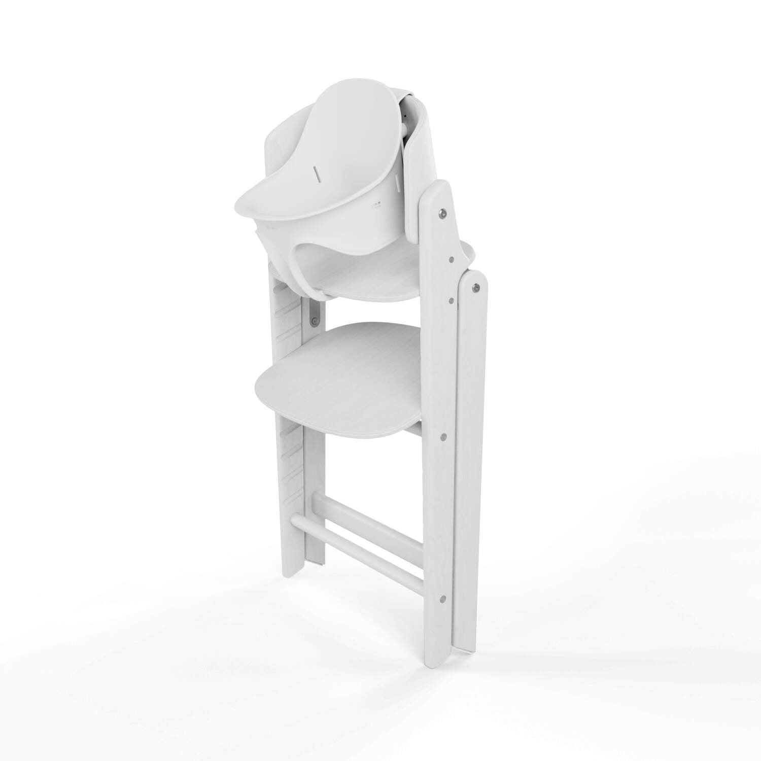Silla de comer evolutiva Click & Fold 3 en 1 All White Cybex