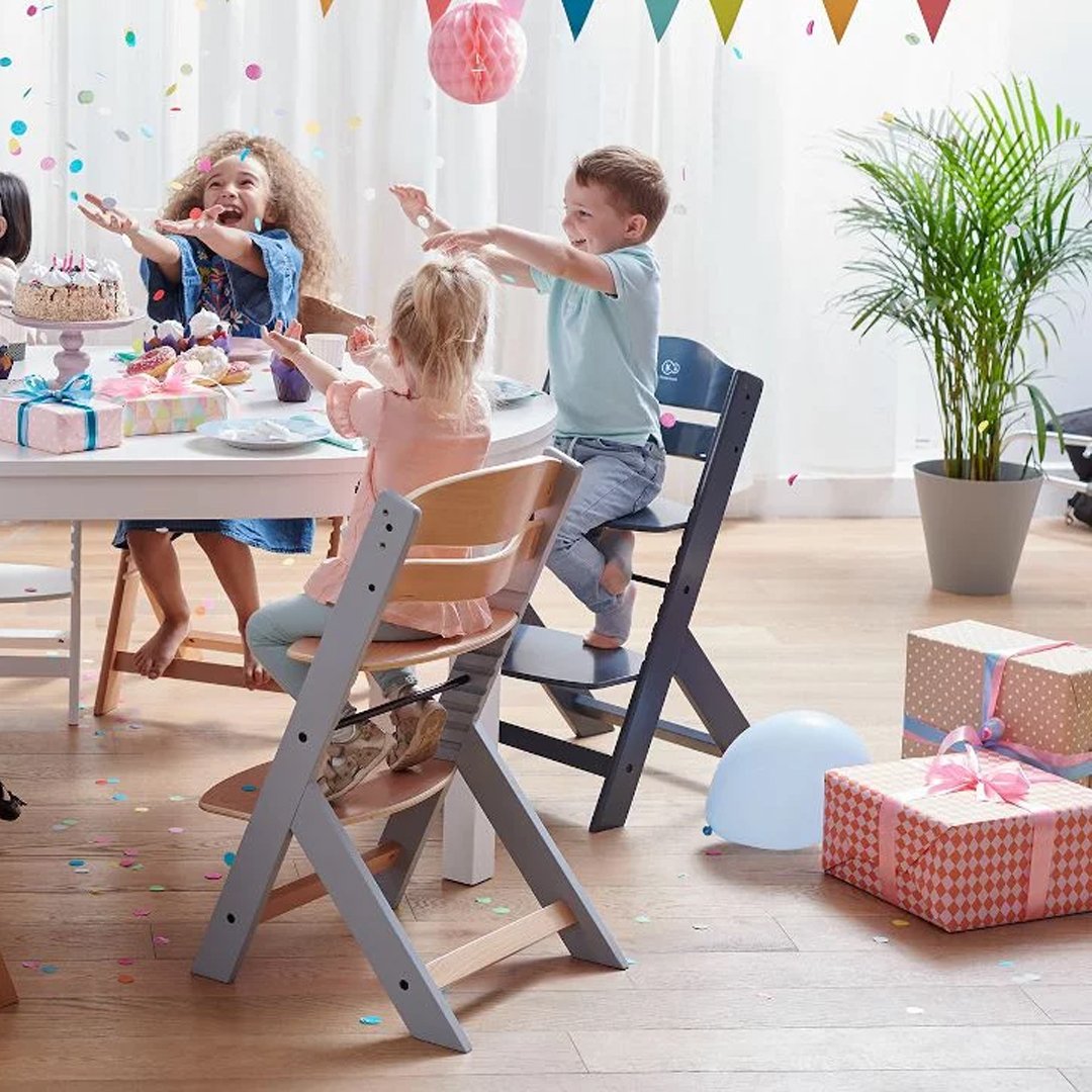Silla de comer evolutiva Enock Full Grey KinderKraft