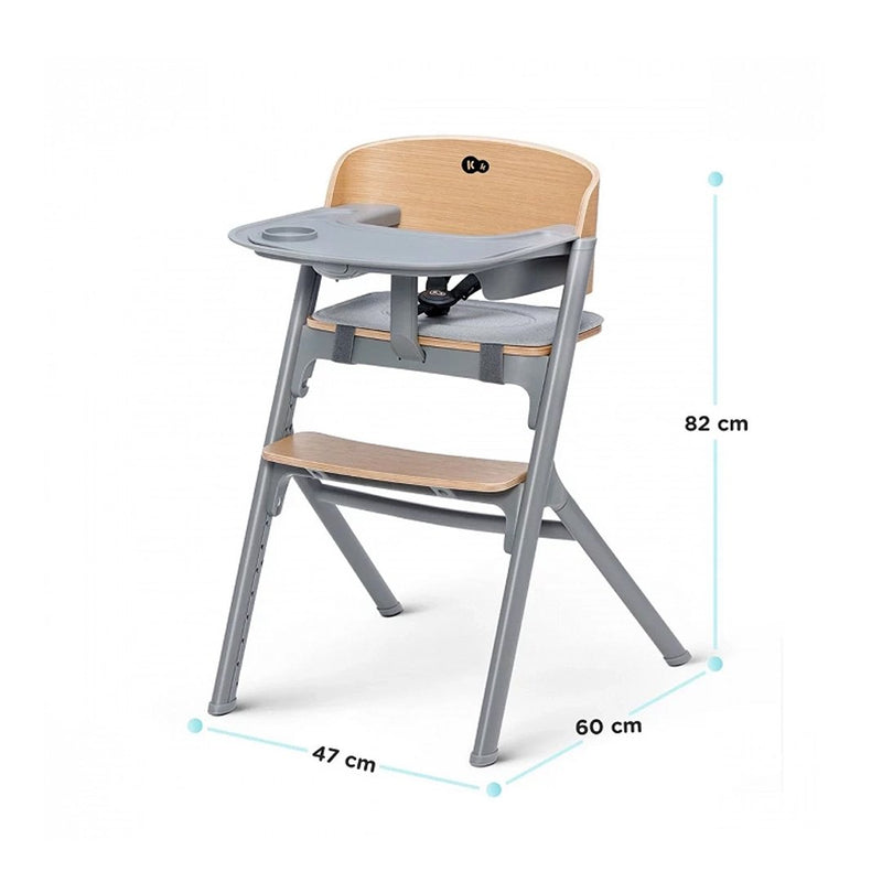 Silla de comer evolutiva Livy Wood KinderKraft