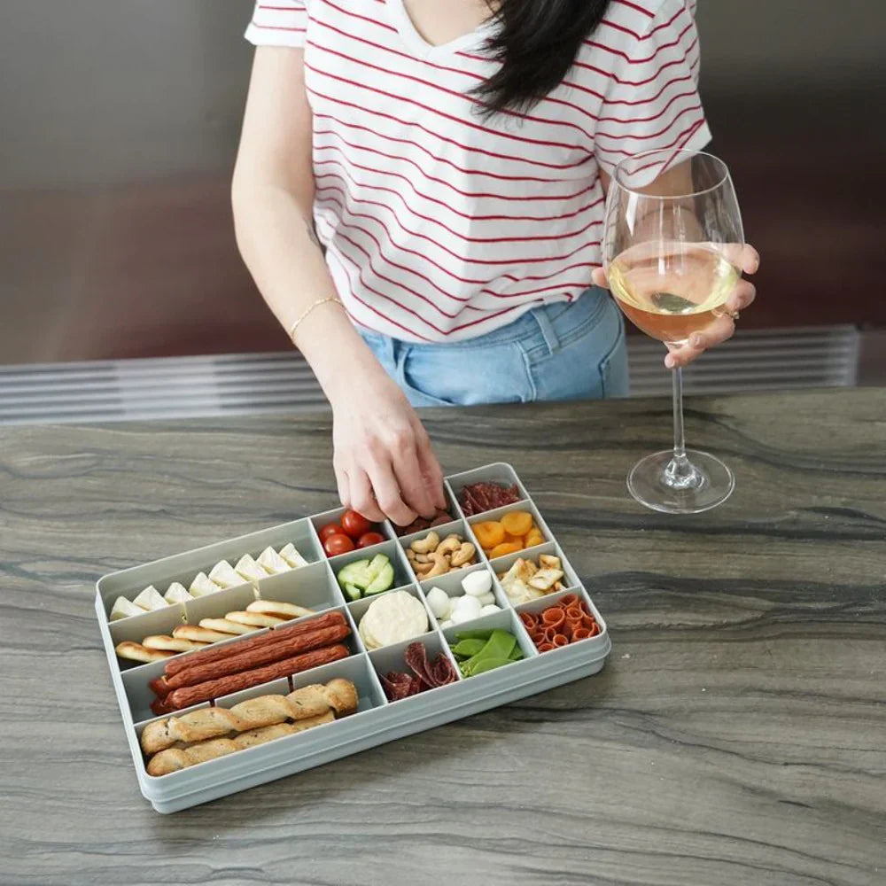 Caja contenedora XL para snacks Rosado Melii