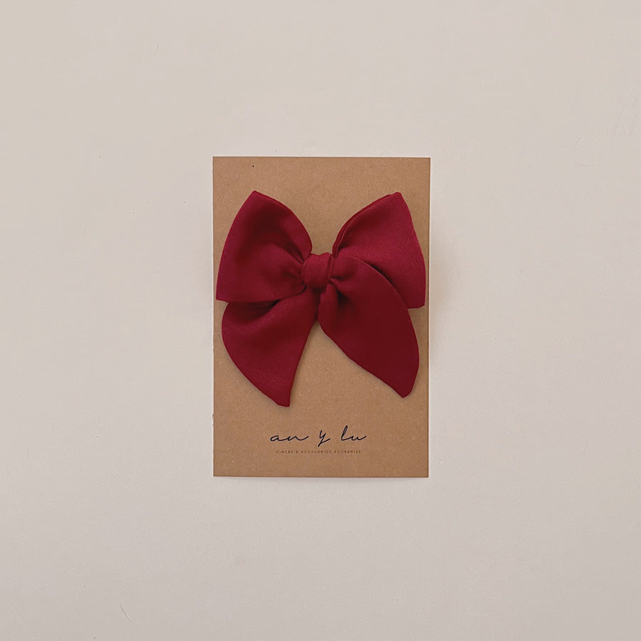Lazo Sofy Pequeño Rojo Italiano An y Lu
