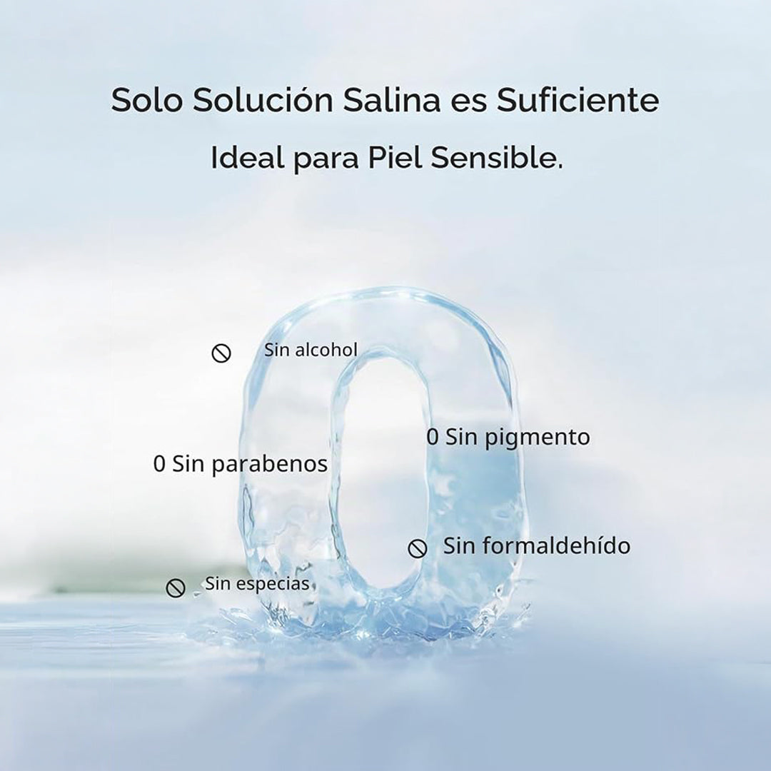 Toallitas húmedas con solución salina 100% Biodegradables para cara y nariz Momcozy
