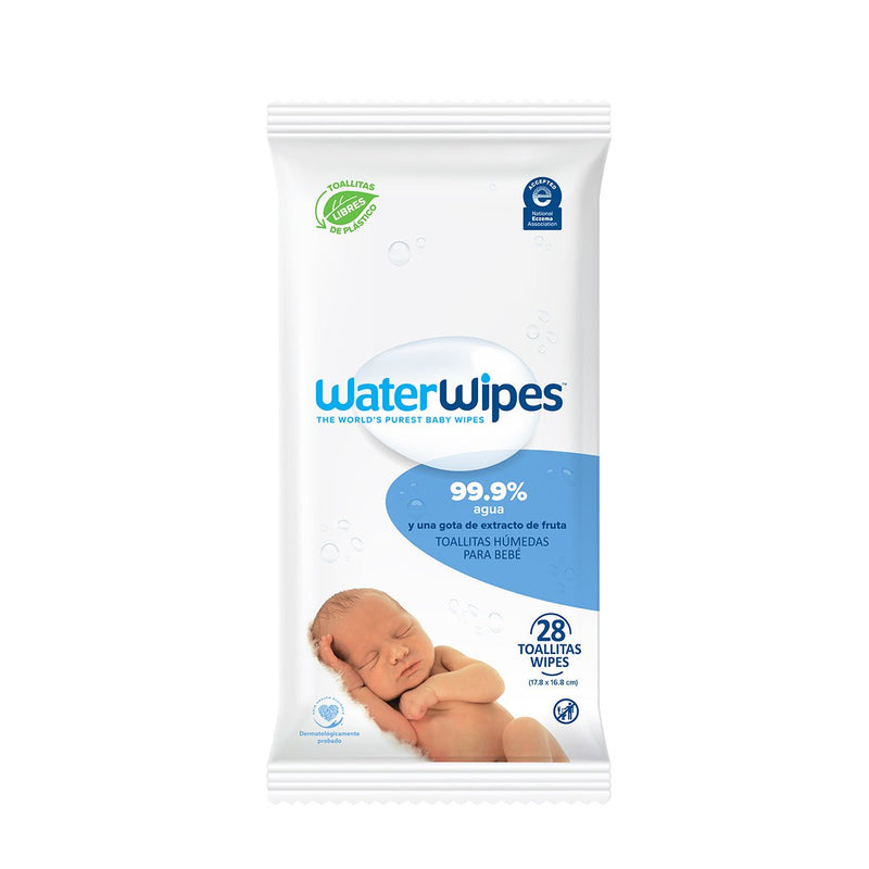 Toallitas húmedas WaterWipes Biodegradables 28 uns