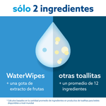 Toallitas húmedas WaterWipes Biodegradables 3x60 uns