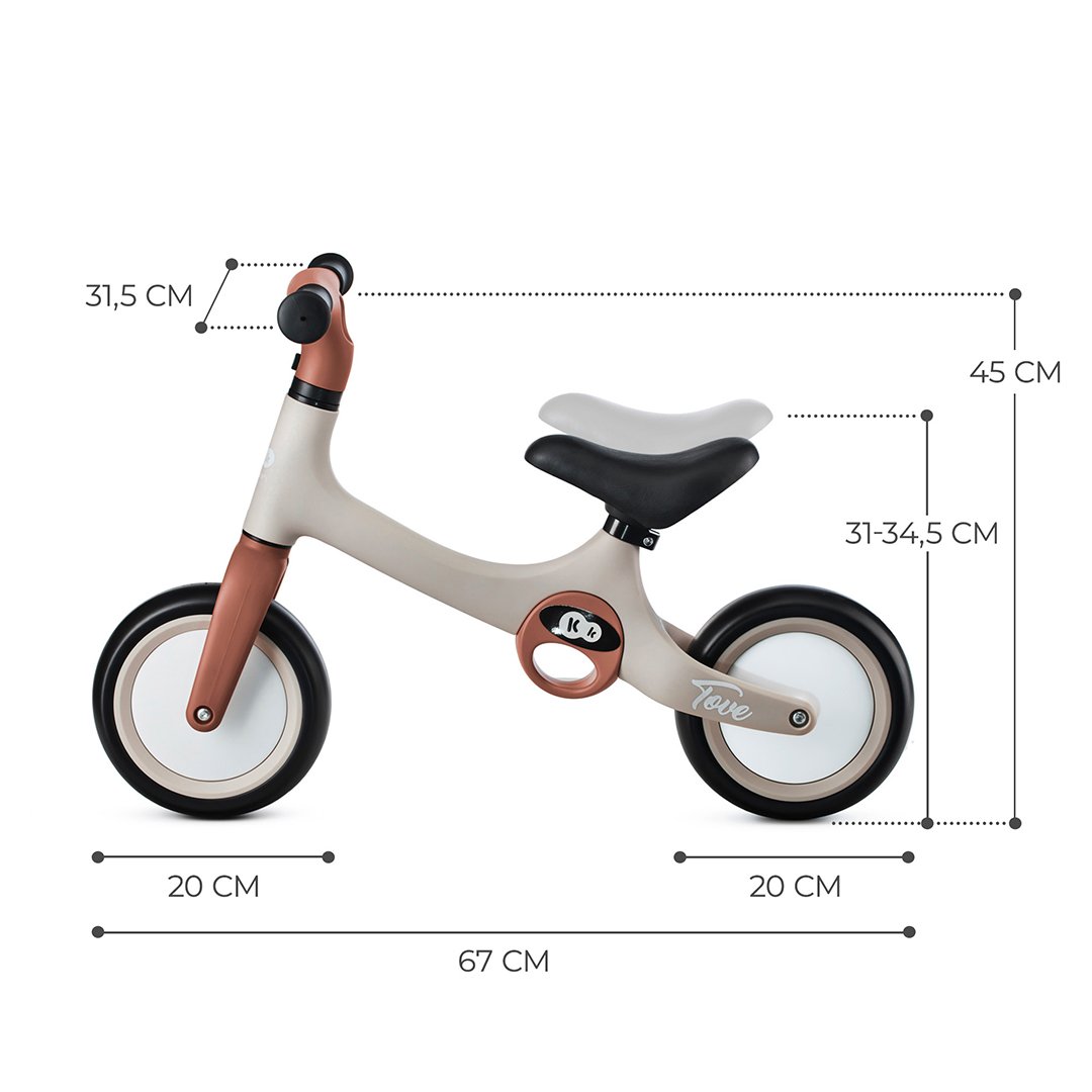 Bicicleta de balance Tove Beige KinderKraft