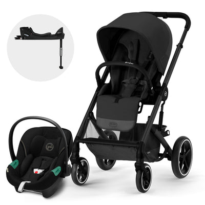 Travel System Balios S Lux 3.0 Moon Black + Aton S2 + Base Cybex