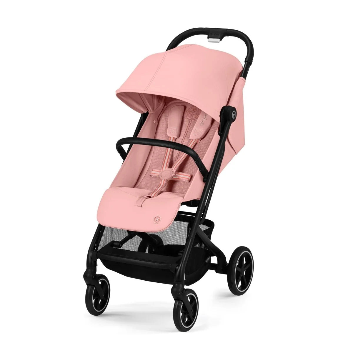 Travel System Beezy Black Candy Pink + Aton B2 + Base Cybex