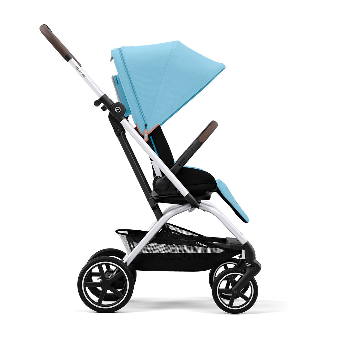 Travel System Eezy S Twist Plus Beach Blue + Aton S2 + Base Cybex