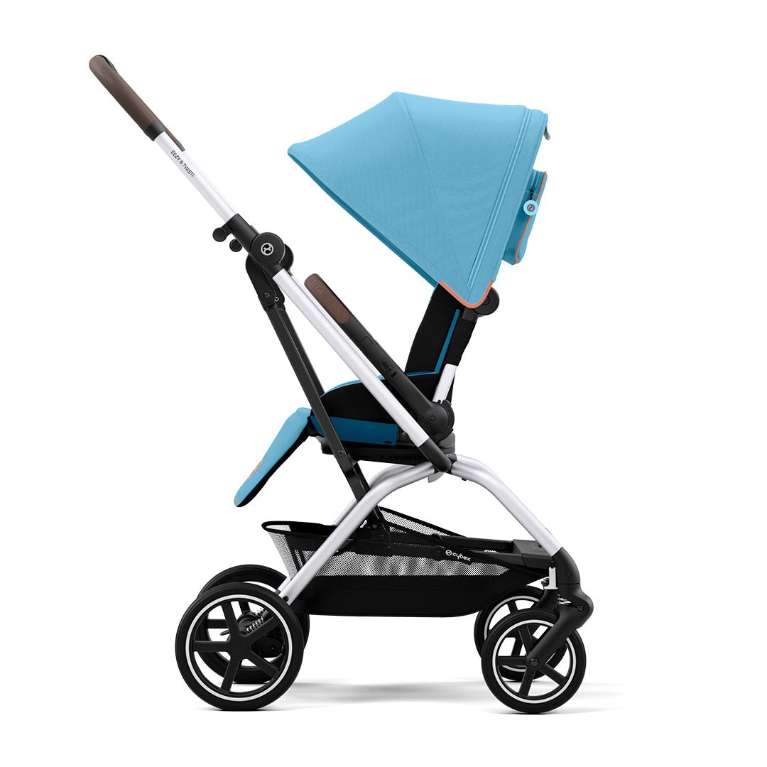 Travel System Eezy S Twist Plus Beach Blue + Aton S2 + Base Cybex