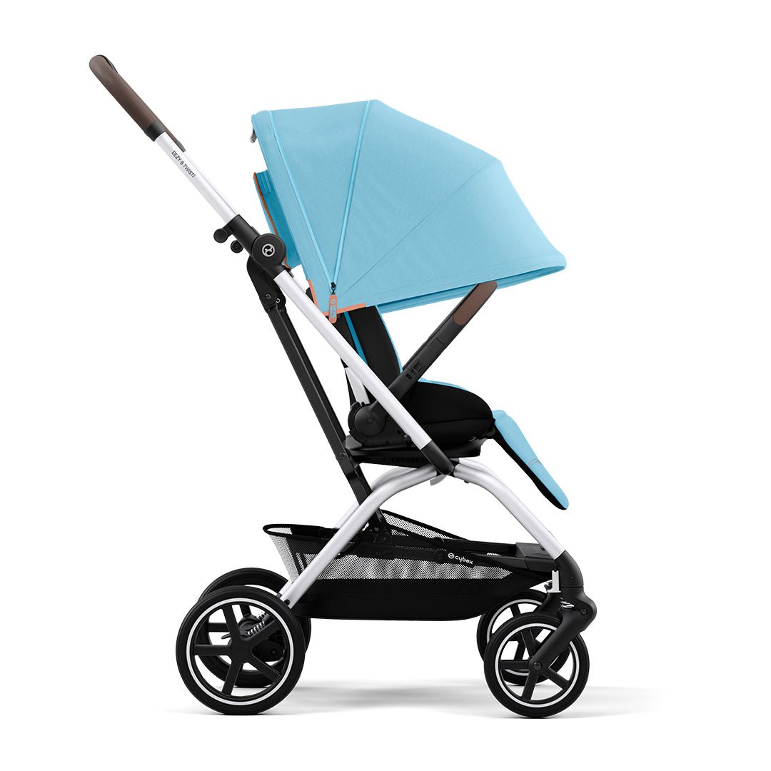 Travel System Eezy S Twist Plus Beach Blue + Aton S2 + Base Cybex