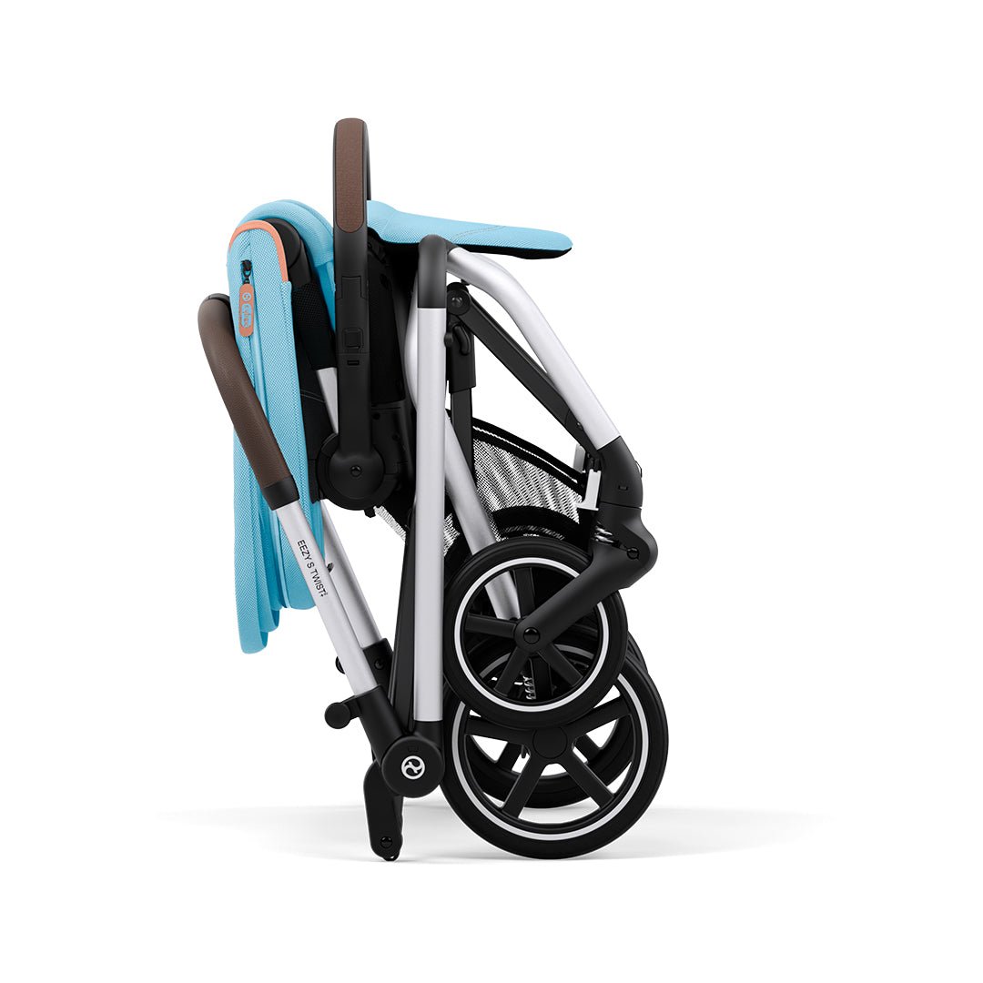 Travel System Eezy S Twist Plus Beach Blue + Aton S2 + Base Cybex