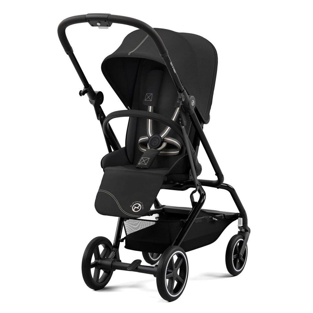 Travel System Eezy S Twist Plus Moon Black + Aton S2 + Base Cybex
