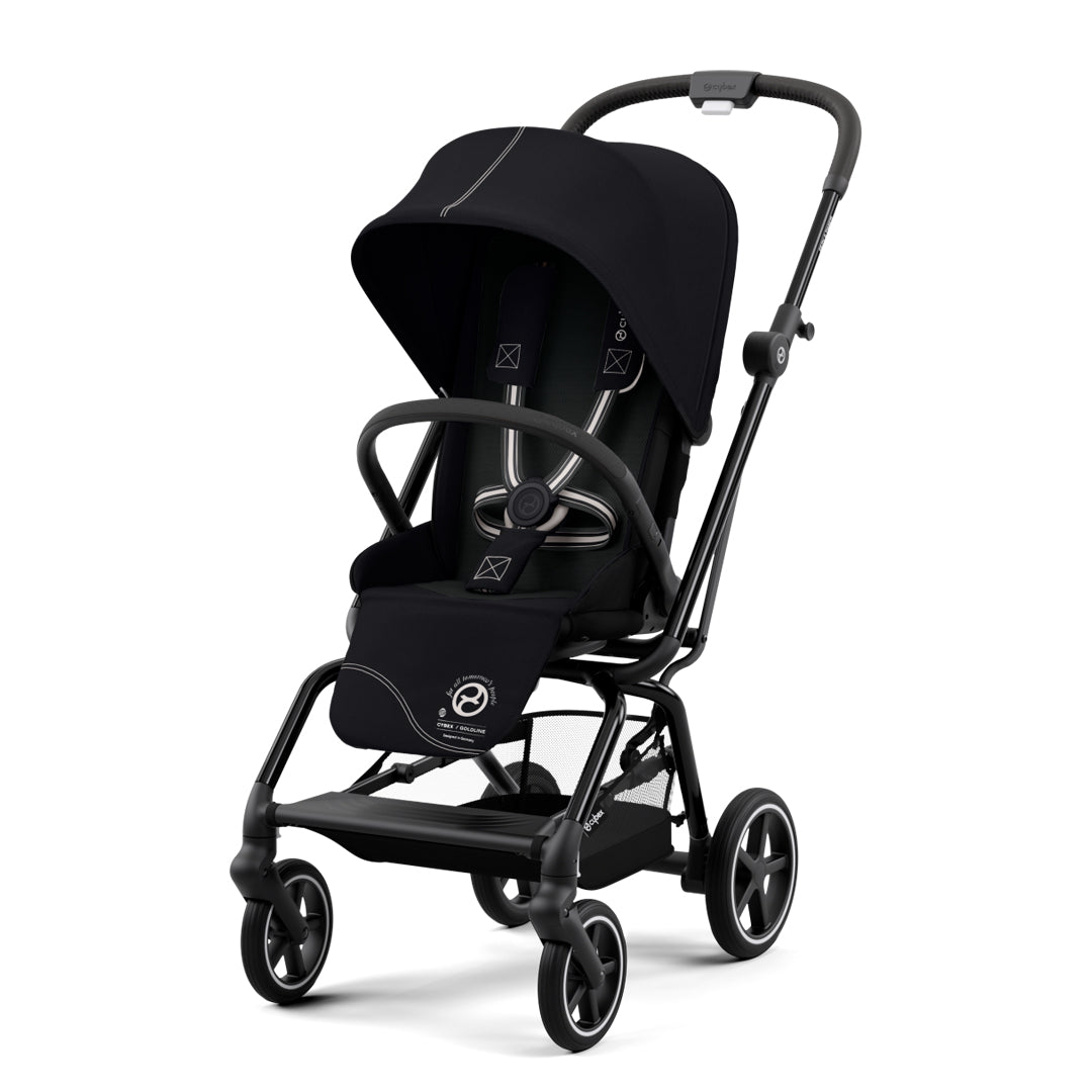 Travel System Eezy S Twist Plus Moon Black + Aton S2 + Base Cybex