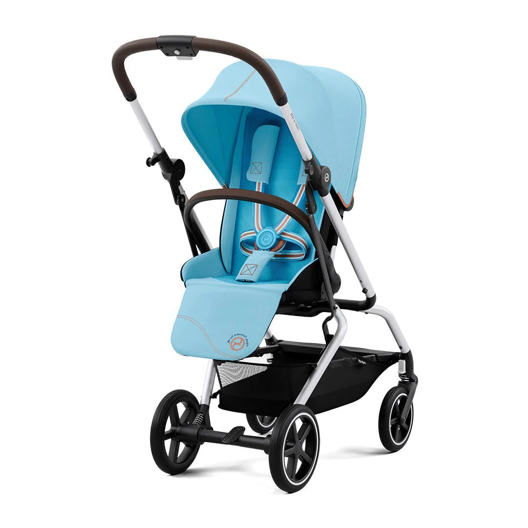 Travel System Eezy S Twist Plus + Aton G + Base Silver Beach Blue Cybex