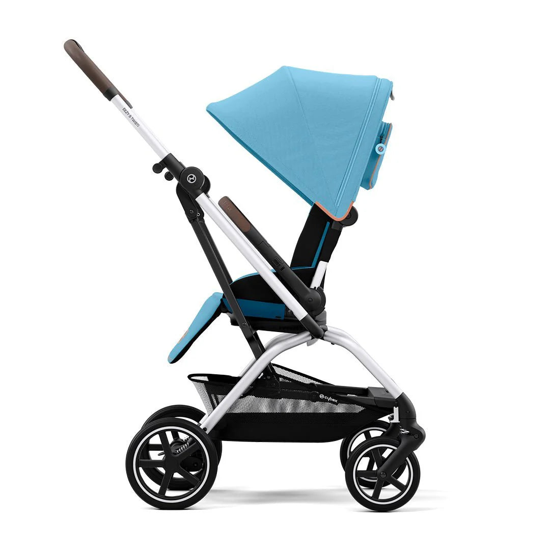 Travel System Eezy S Twist Plus + Aton G + Base Silver Beach Blue Cybex