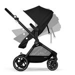 Travel System EOS BLK 2 en 1 + Aton G + Base Moon Black Cybex