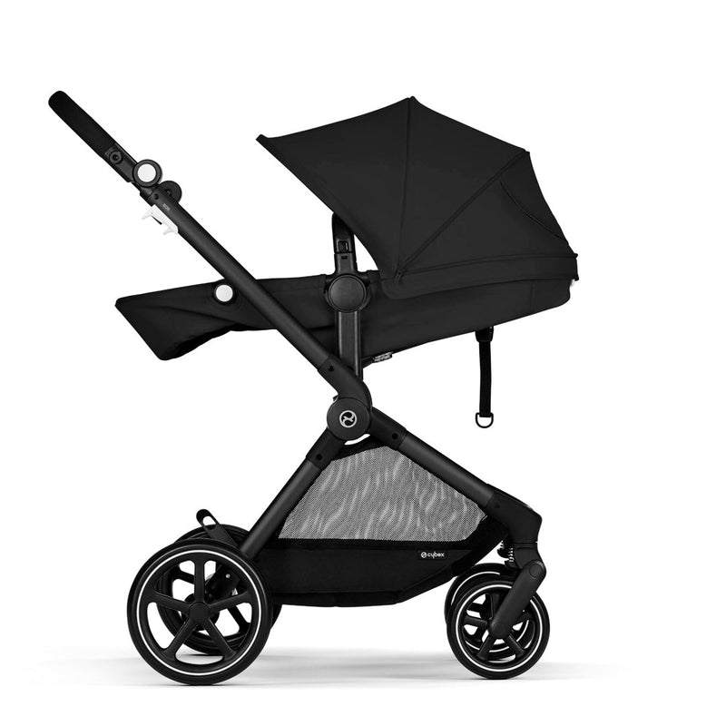 Travel System EOS BLK 2 en 1 + Aton G + Base Moon Black Cybex