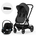 Travel System EOS BLK 2 en 1 + Aton G + Base Moon Black Cybex