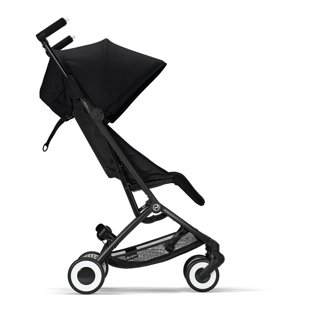 Travel System Coche Libelle + Silla Huevito Aton S2 + Base Moon Black Cybex