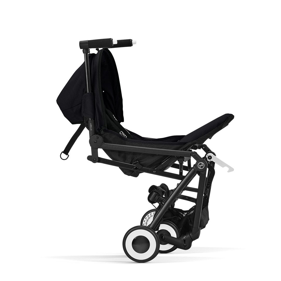 Travel System Coche Libelle + Silla Huevito Aton S2 + Base Moon Black Cybex