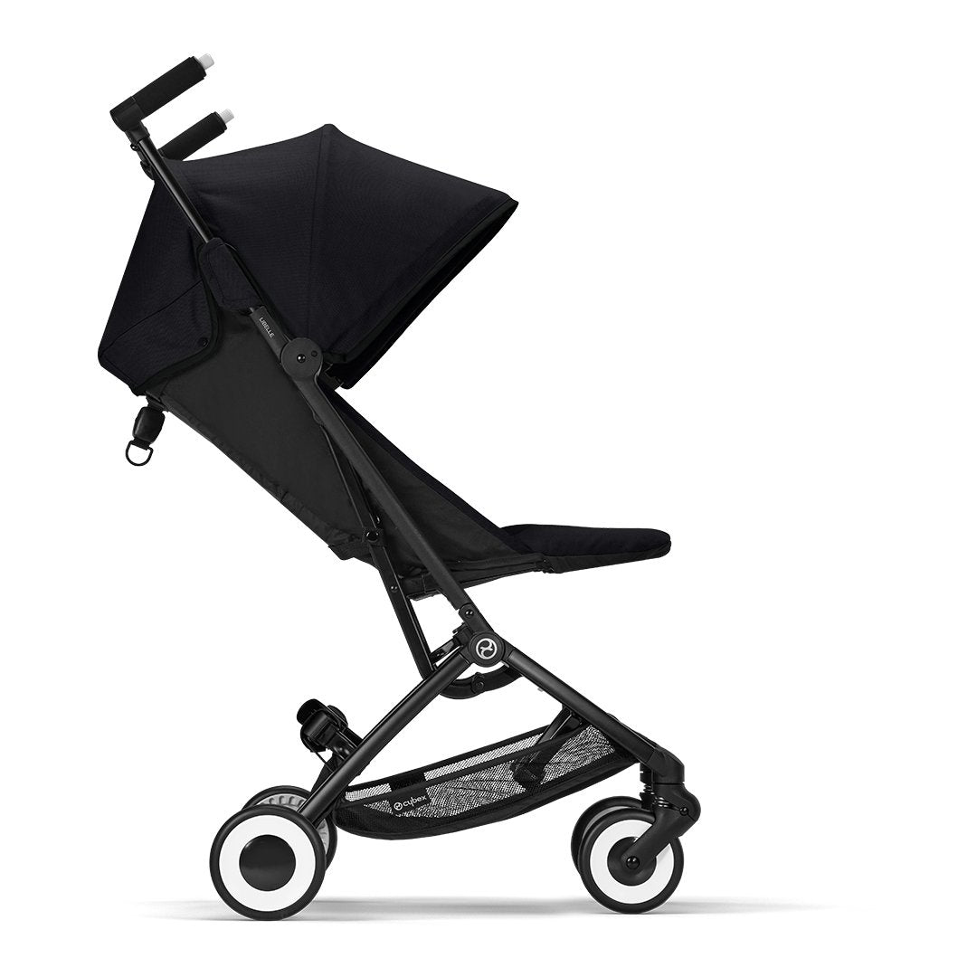 Travel System Coche Libelle + Silla Huevito Aton S2 + Base Moon Black Cybex