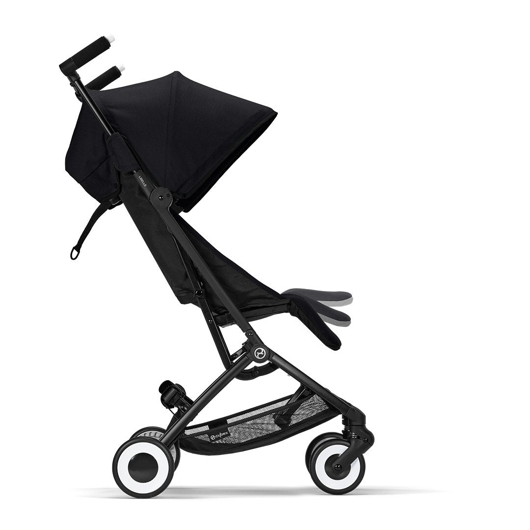 Travel System Coche Libelle + Silla Huevito Aton S2 + Base Moon Black Cybex