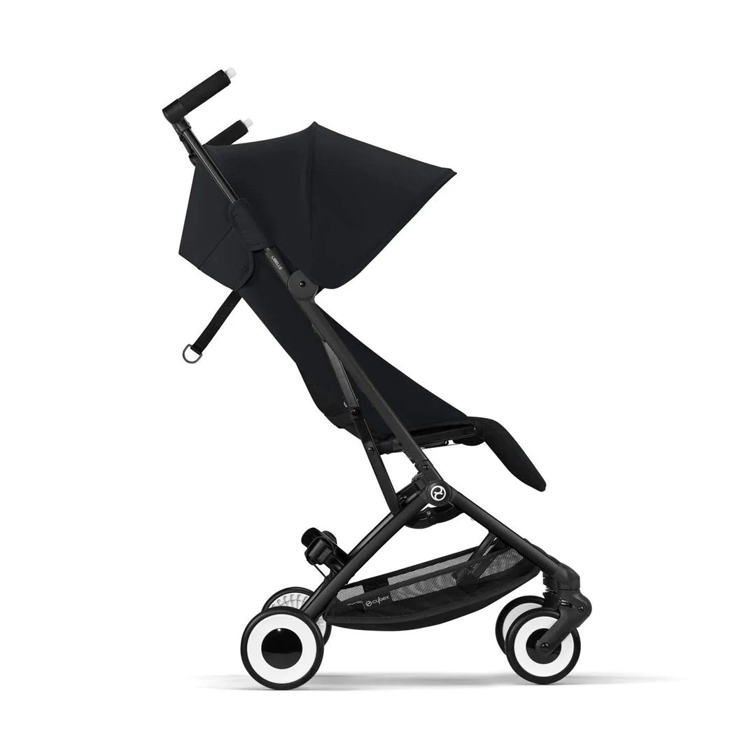Travel System Coche Libelle + Silla Huevito Aton G + Base Black Magic Black Cybex