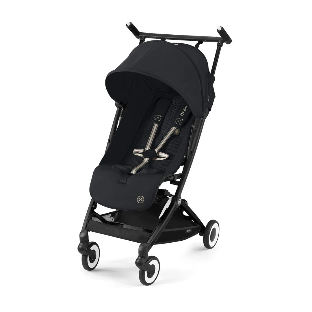 Travel System Coche Libelle + Silla Huevito Aton G + Base Black Magic Black Cybex