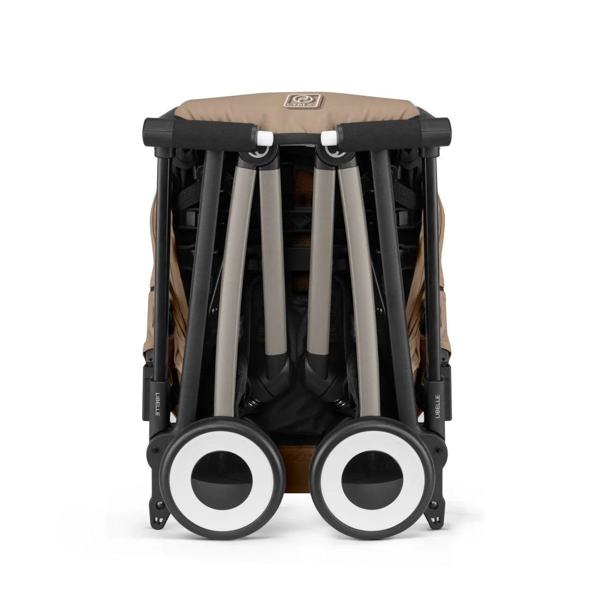 Travel System Coche Libelle + Silla Huevito Aton G + Base Taupe Almond Beige Cybex