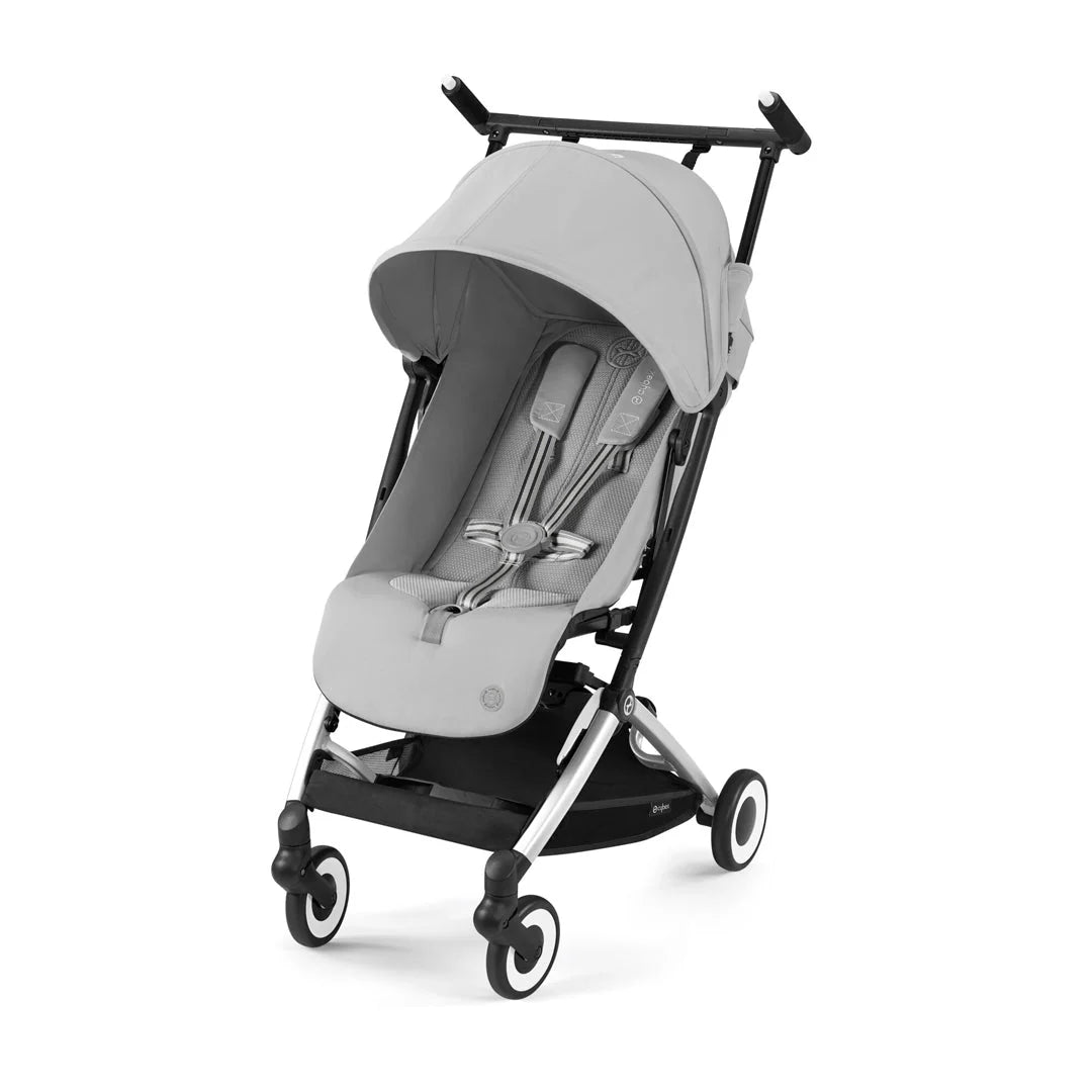 Travel System Coche Libelle + Silla Huevito Aton G + Base Silver Fog Grey Cybex