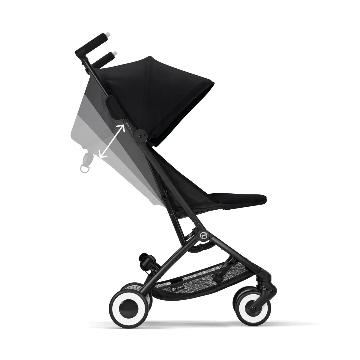 Travel System Coche Libelle + Silla Huevito Aton S2 SIN BASE Moon Black (one box) Cybex