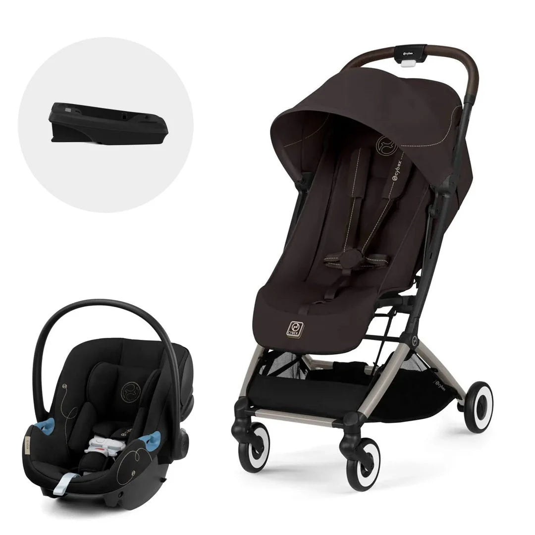 Travel System Orfeo + Aton G + Base TPE Chocolate Brown Cybex