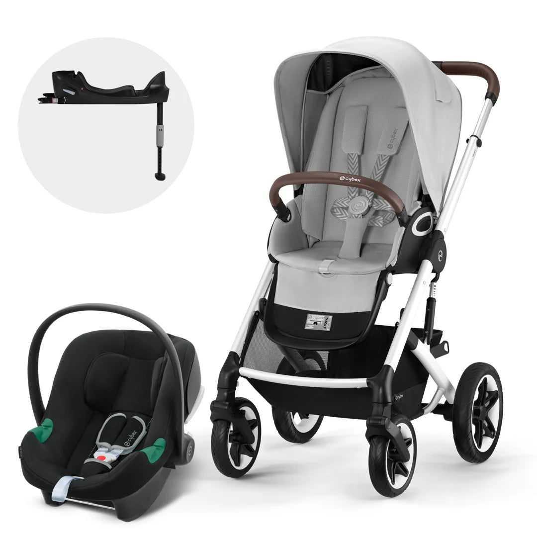 Travel System Talos S Lux 2.0 SLV + Aton B2 + Base Lava Grey Cybex