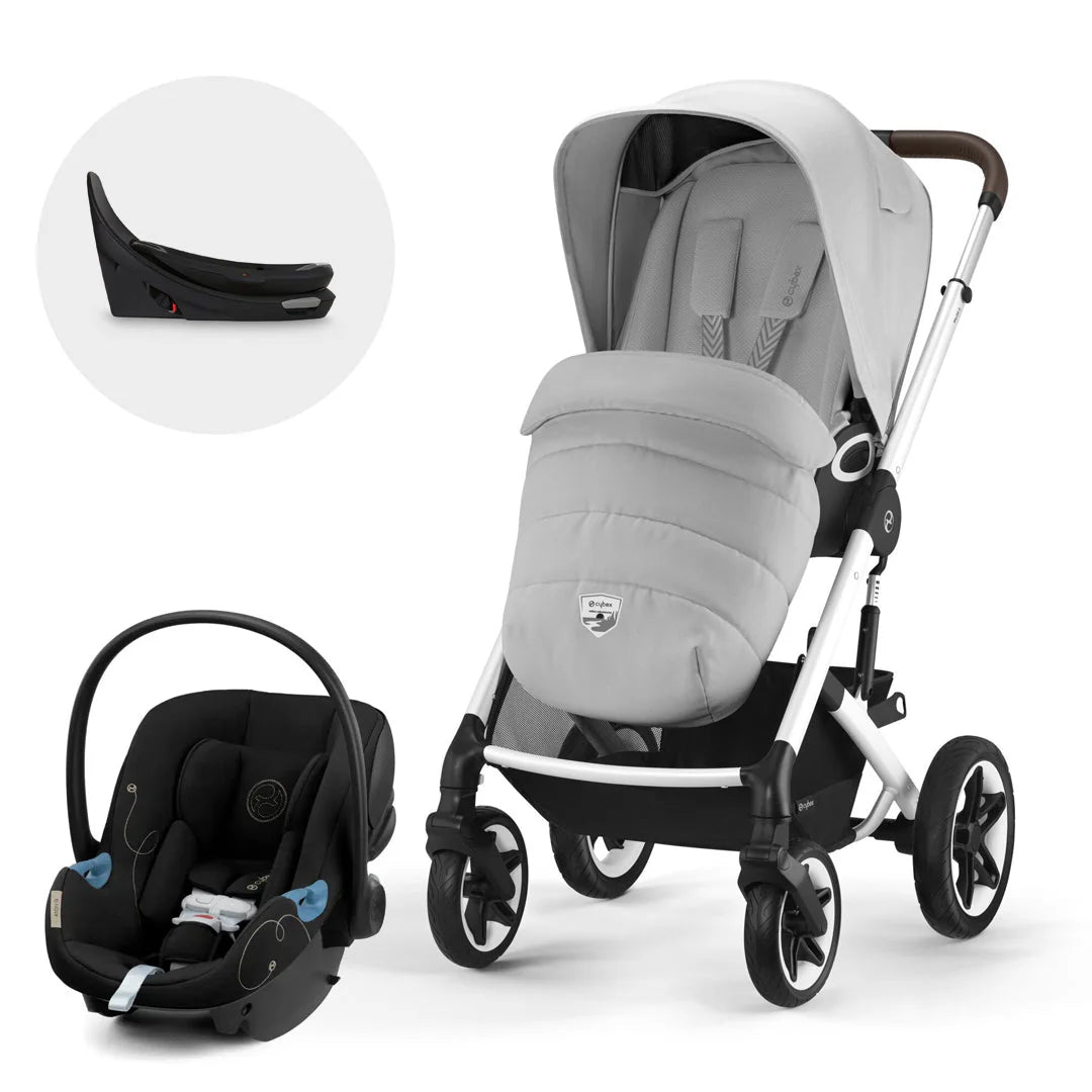 Travel System Talos S Lux 2.0 SLV + Aton G + Base Lava Grey Cybex