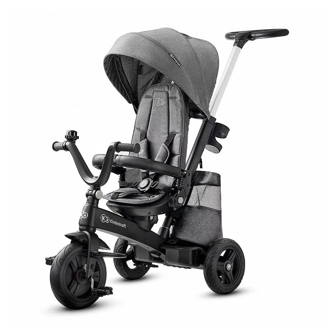 Triciclo 5 en 1 EASYTWIST 360° Platinum Grey KinderKraft