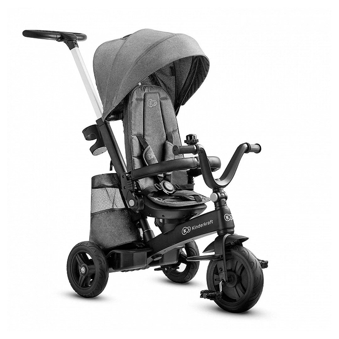 Triciclo 5 en 1 EASYTWIST 360° Platinum Grey KinderKraft