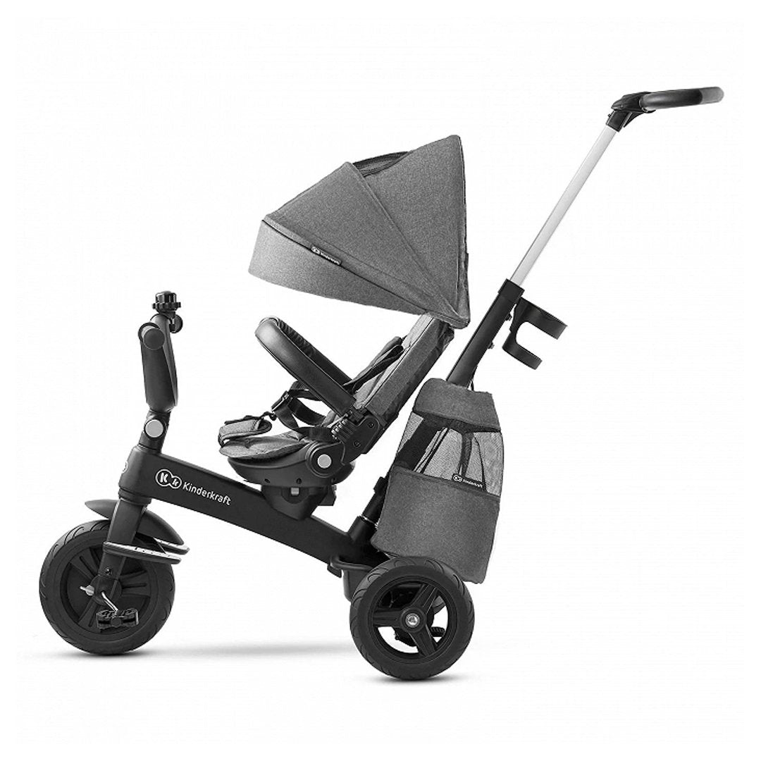 Triciclo 5 en 1 EASYTWIST 360° Platinum Grey KinderKraft